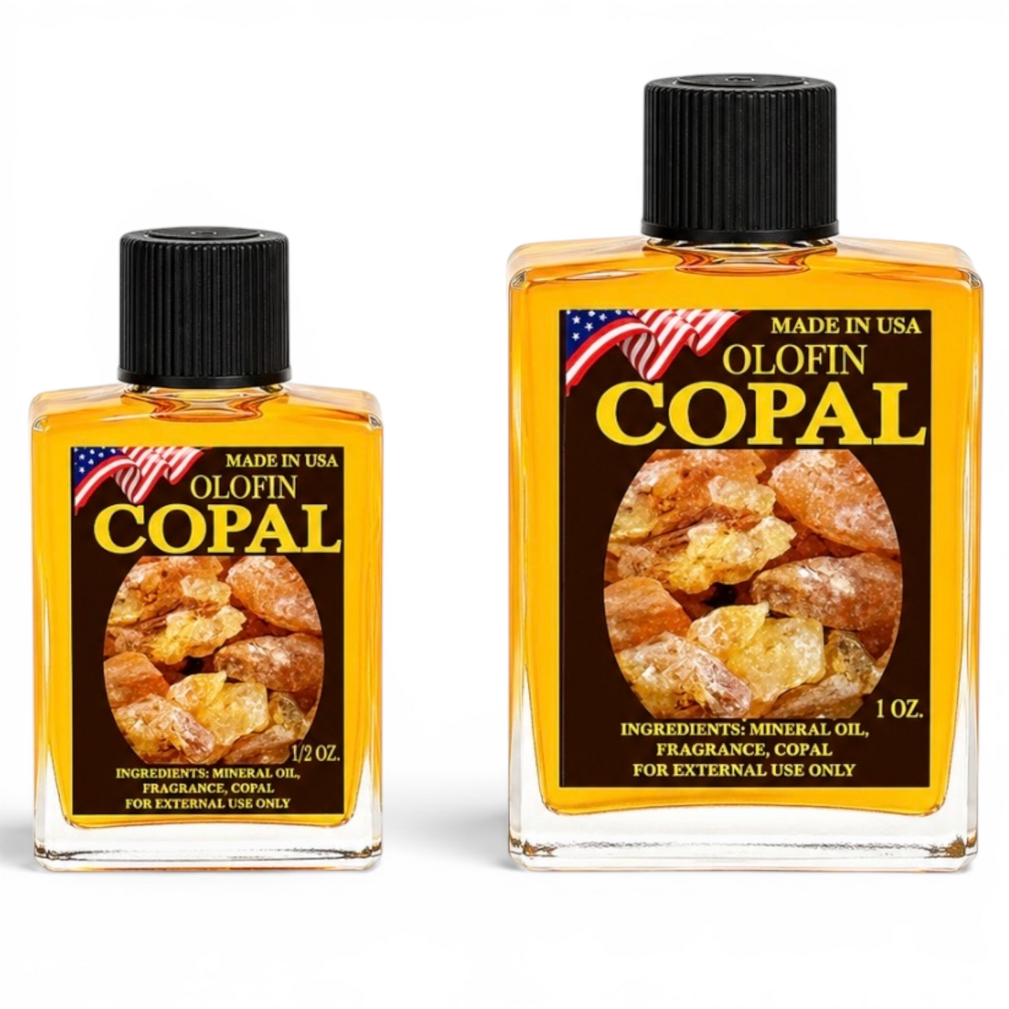 Copal Aceite Esoteric Fragrance Oil 1/2oz-1oz Square Bottle