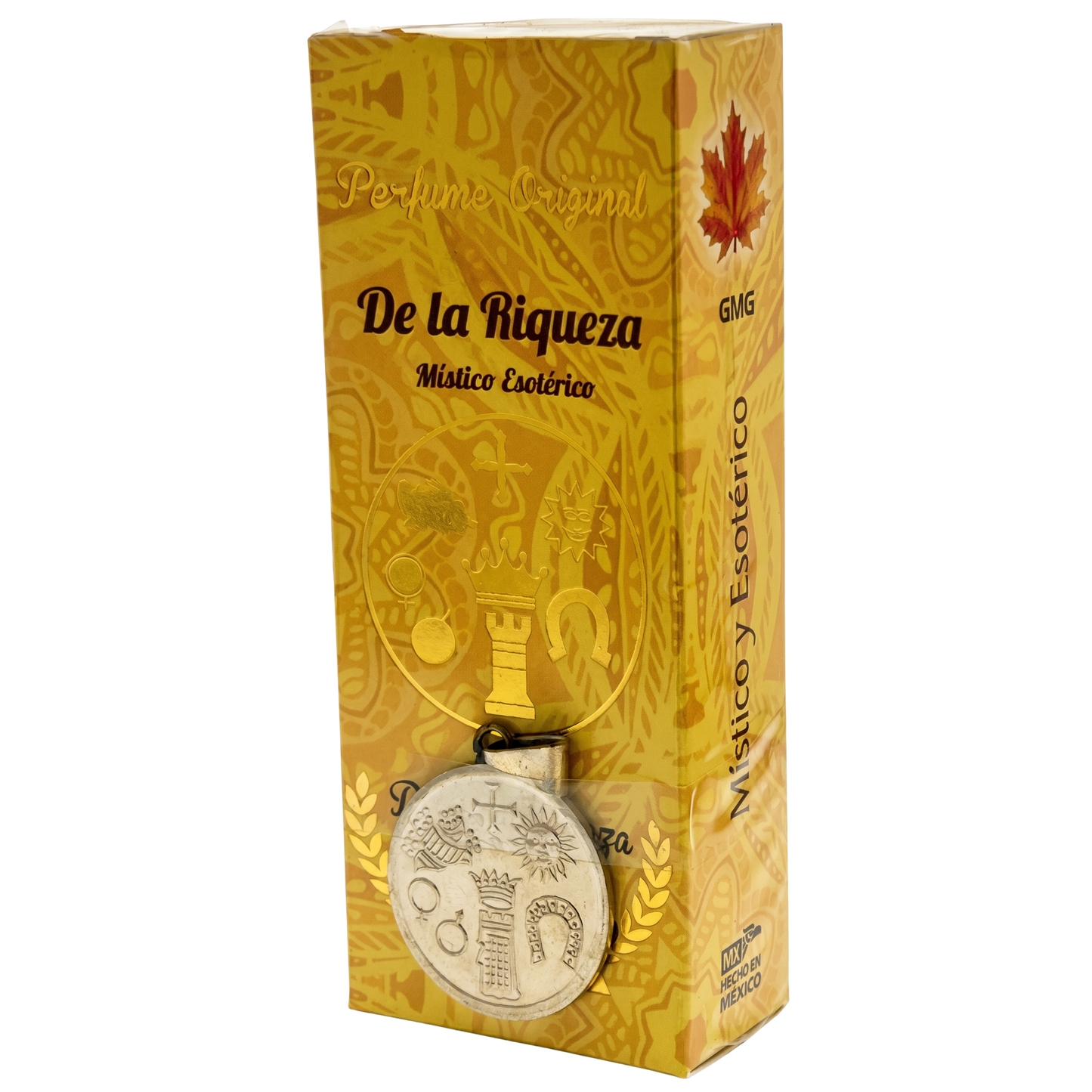 De La Riqueza Esoteric Perfume with Collectible  Protective Amulet Medallion