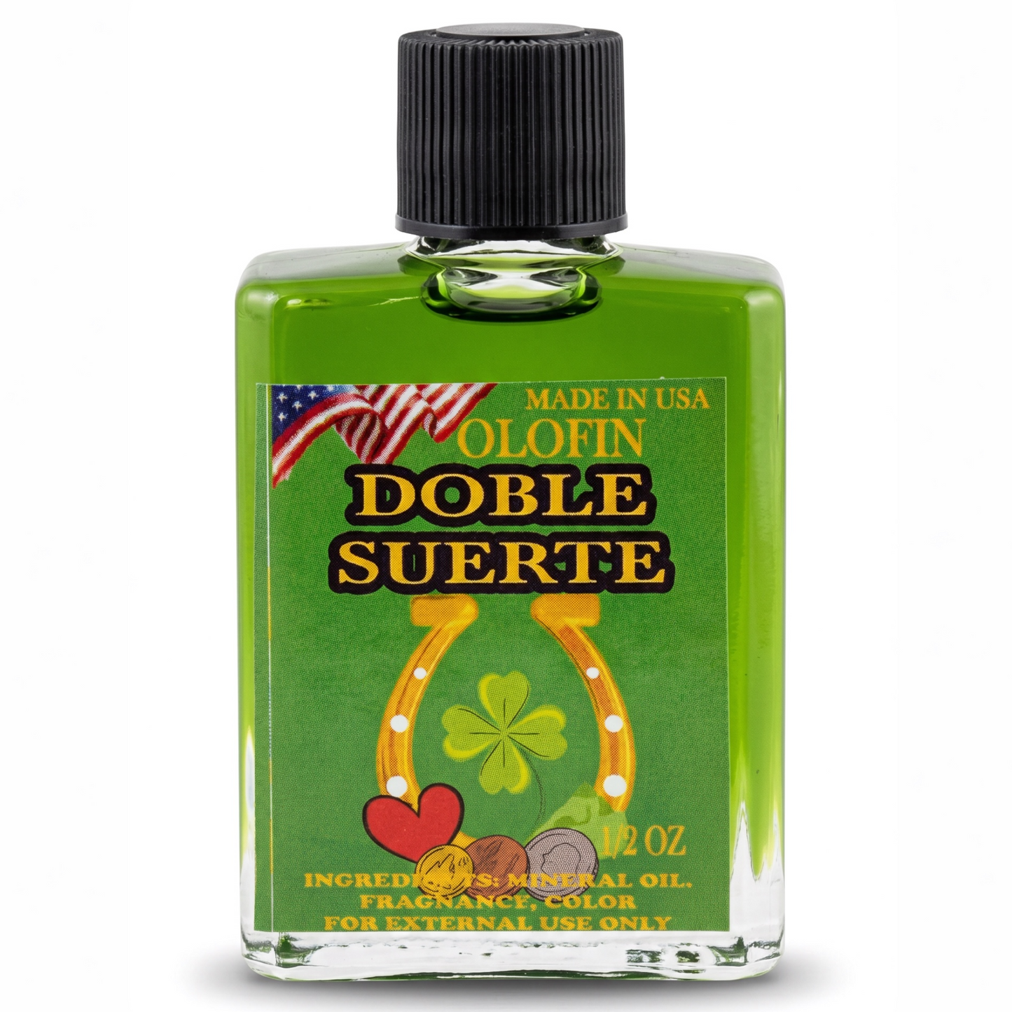 Doble Suerte Aceite Esoteric Fragrance Oil 1/2oz-1oz Square Bottle