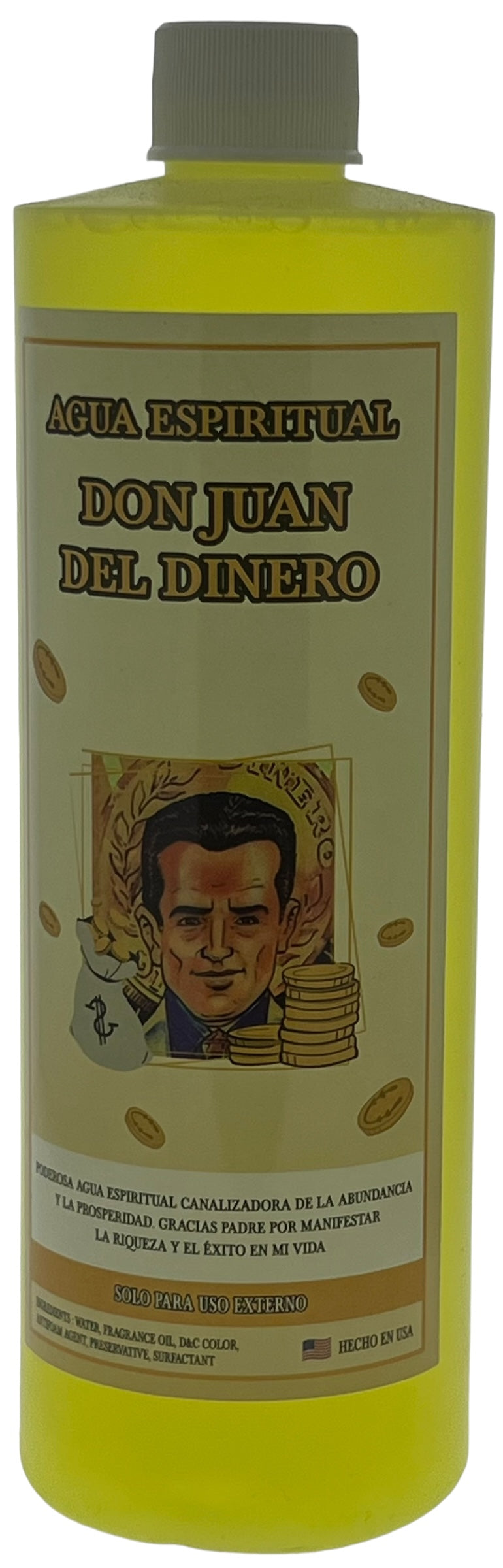 Don Juan Del Dinero Agua 16oz