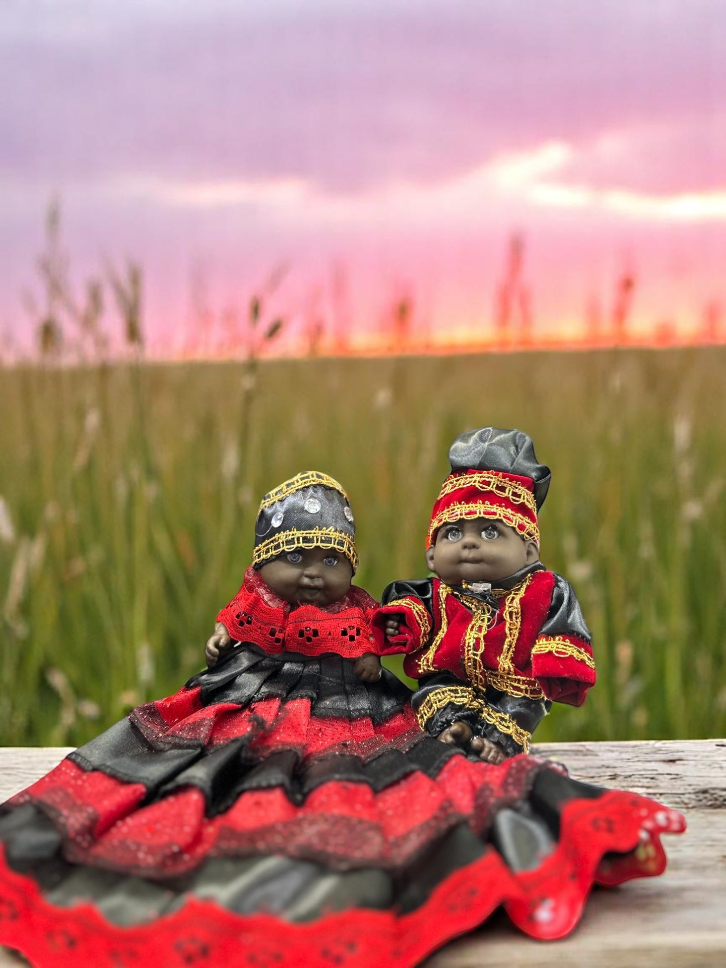 Ibeyis Jimaguas de Elegua Niña y Niño / Ibeyis Jimaguas of Elegua Girl & Boy