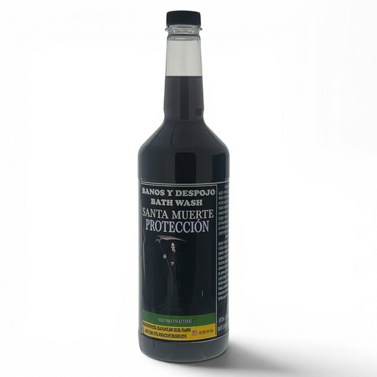 Santa Muerte Proteccion Banos y Despojo  Spiritual Bath Wash | 32 oz Ritual Cleansing Bath