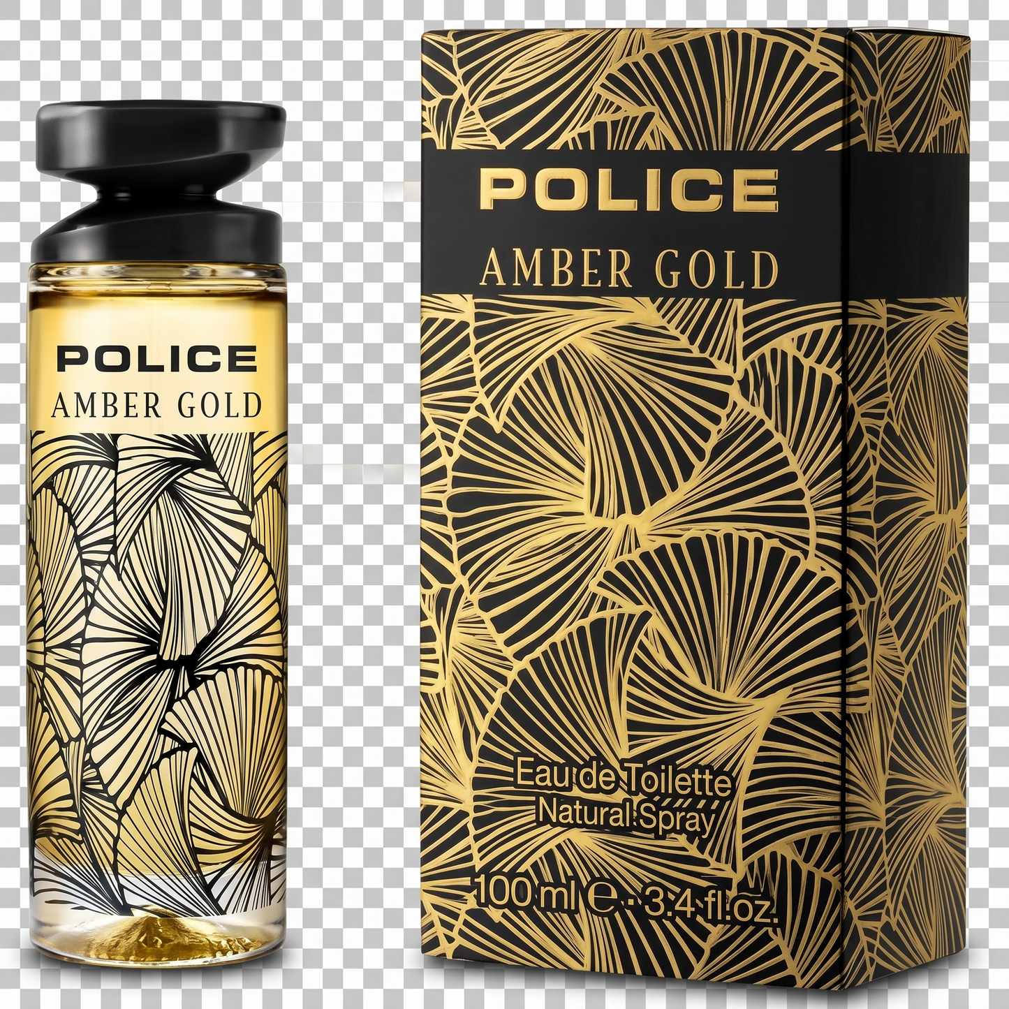 Police Amber Gold (W)3.4oz EDT Spray 100ml