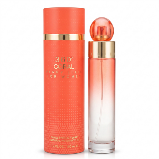 Perry Ellis 360 Coral (W) 3.4oz EDP Spray 100ml