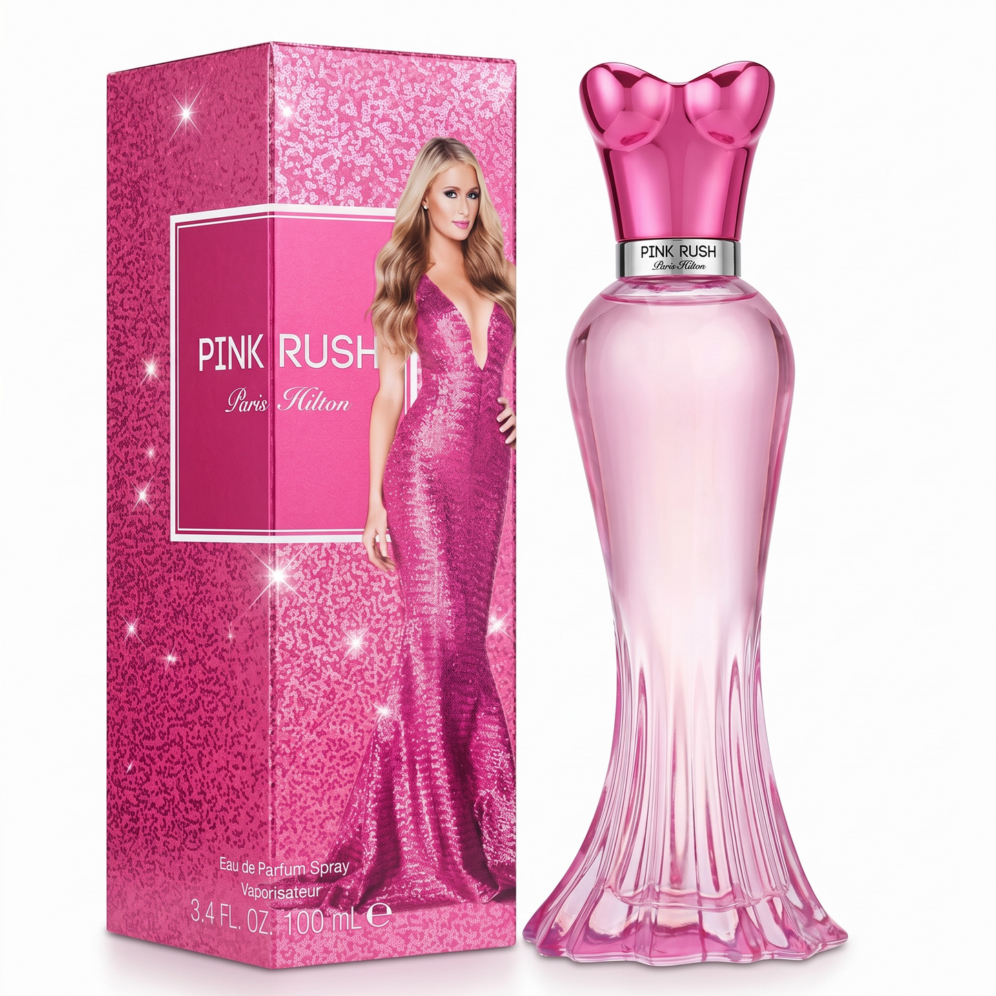 Paris Hilton Pink Rush (W) 3.4oz EDP Spray 100ml