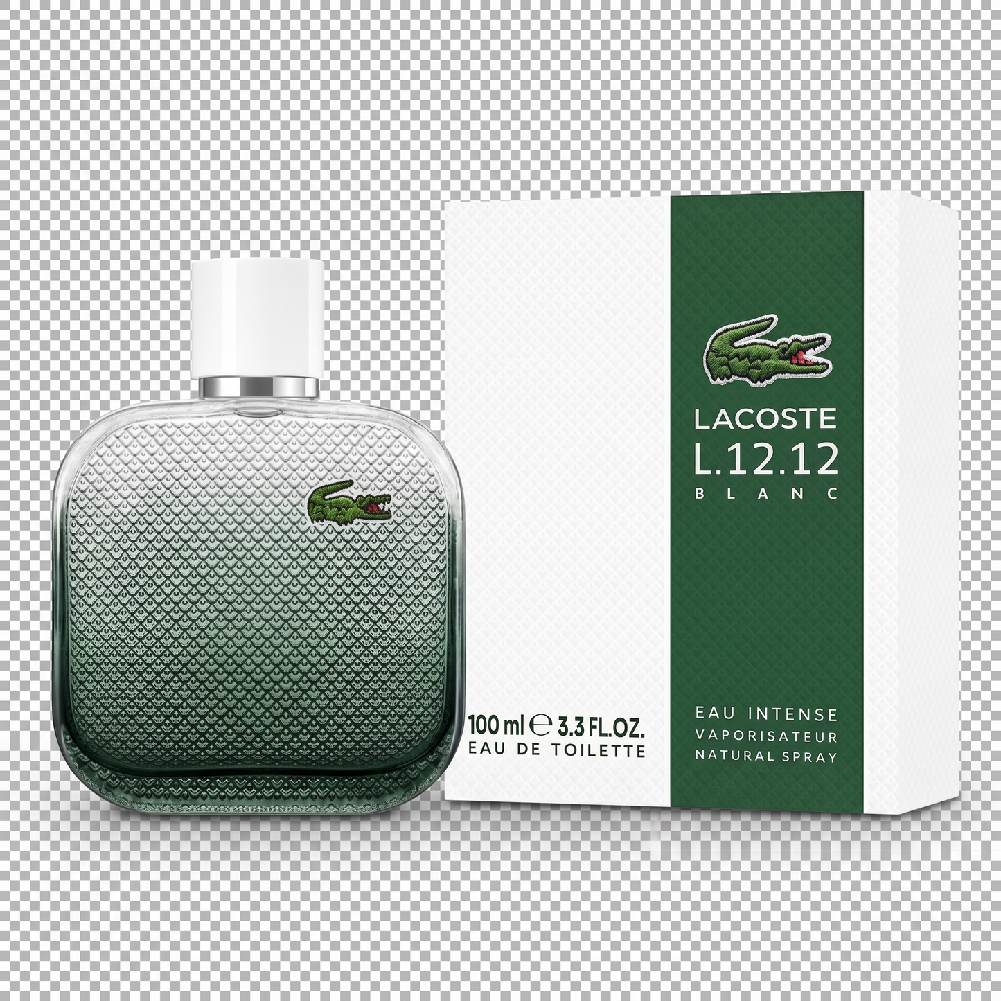 Lacoste L.12.12 Blanc Eau Intense (M) 3.4oz EDT Spray 100ml
