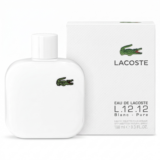 Lacoste Eau De Lacoste L.12.12 Blanc Pure White (M) 3.3oz EDT Spray 100ml