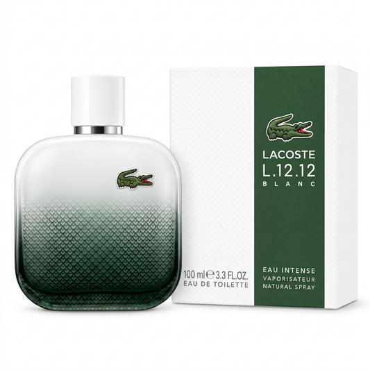 Lacoste Eau De Lacoste Blanc Eau Intense (M) 3.4oz EDT Spray 100ml