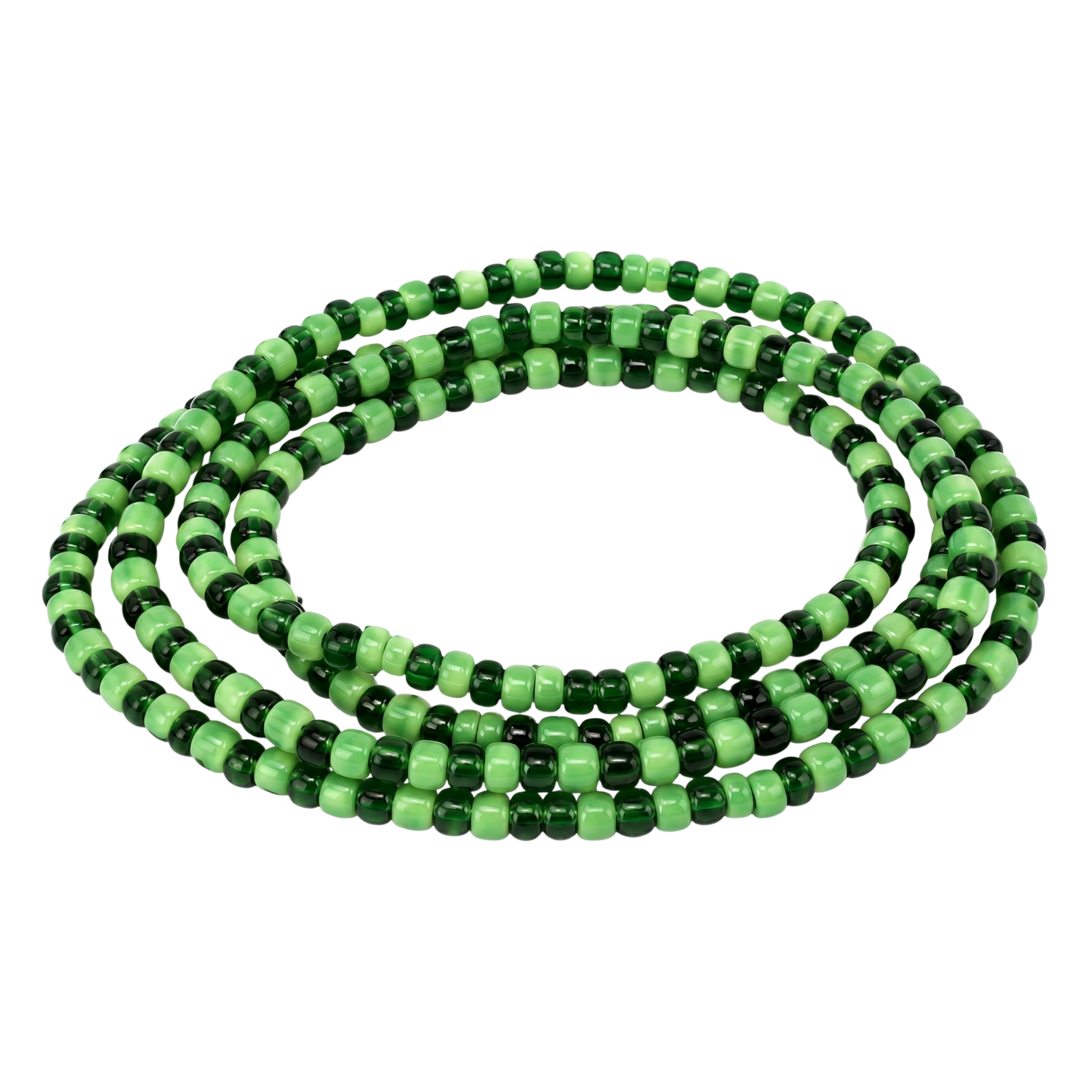 Ogun Eleke Necklace – Red & White Collares de Santo | Traditional Santería & Ifá Beaded Necklace