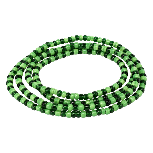 Ogun Eleke Necklace – Red & White Collares de Santo | Traditional Santería & Ifá Beaded Necklace
