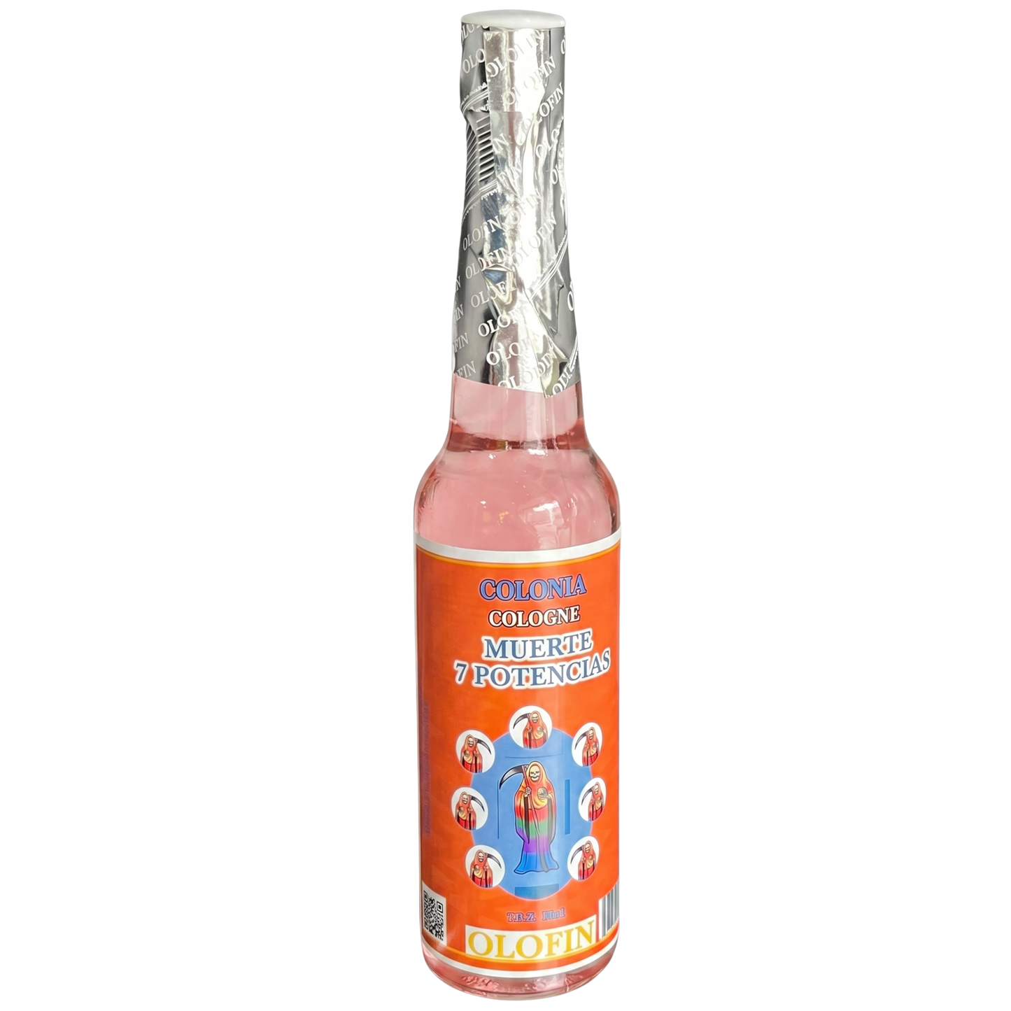 OLOFIN Santa Muerte 7 Potencia Spiritual Cologne  7.5 fl oz (221mL) Cleaning Water