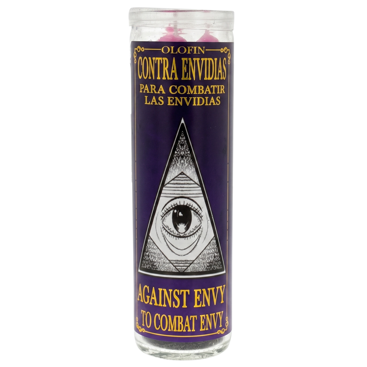 Contra Envidias (Against Envy) Prepared Ritual Candle Perfumed Vela Preparada