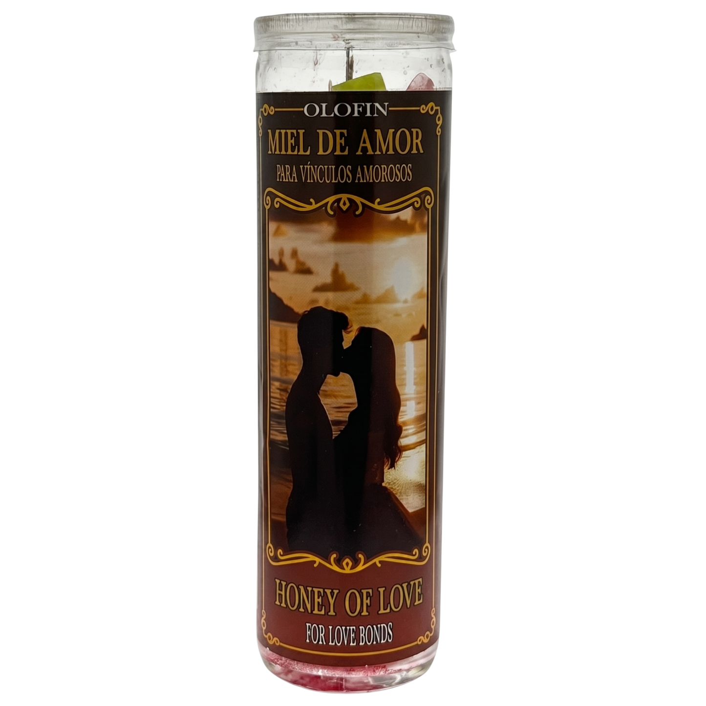 Miel De Amor (Honey Of Love) Prepared Ritual Candle Perfumed Vela Preparada
