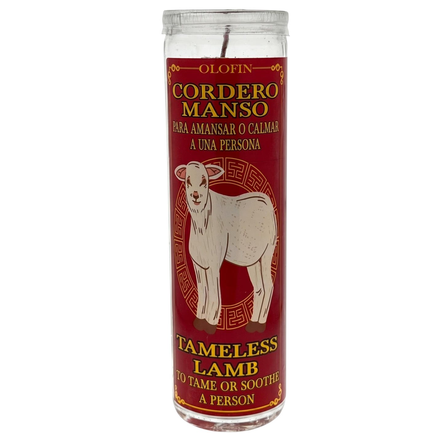 Cordero Manso (Tameless Lamb) Prepared Ritual Candle Perfumed Vela Preparada