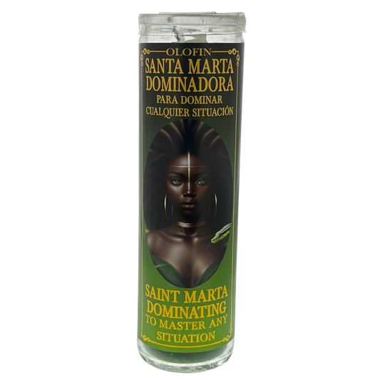 Santa Marta Dominadora (Saint Marta Dominating) Prepared Ritual Candle Perfumed Vela Preparada