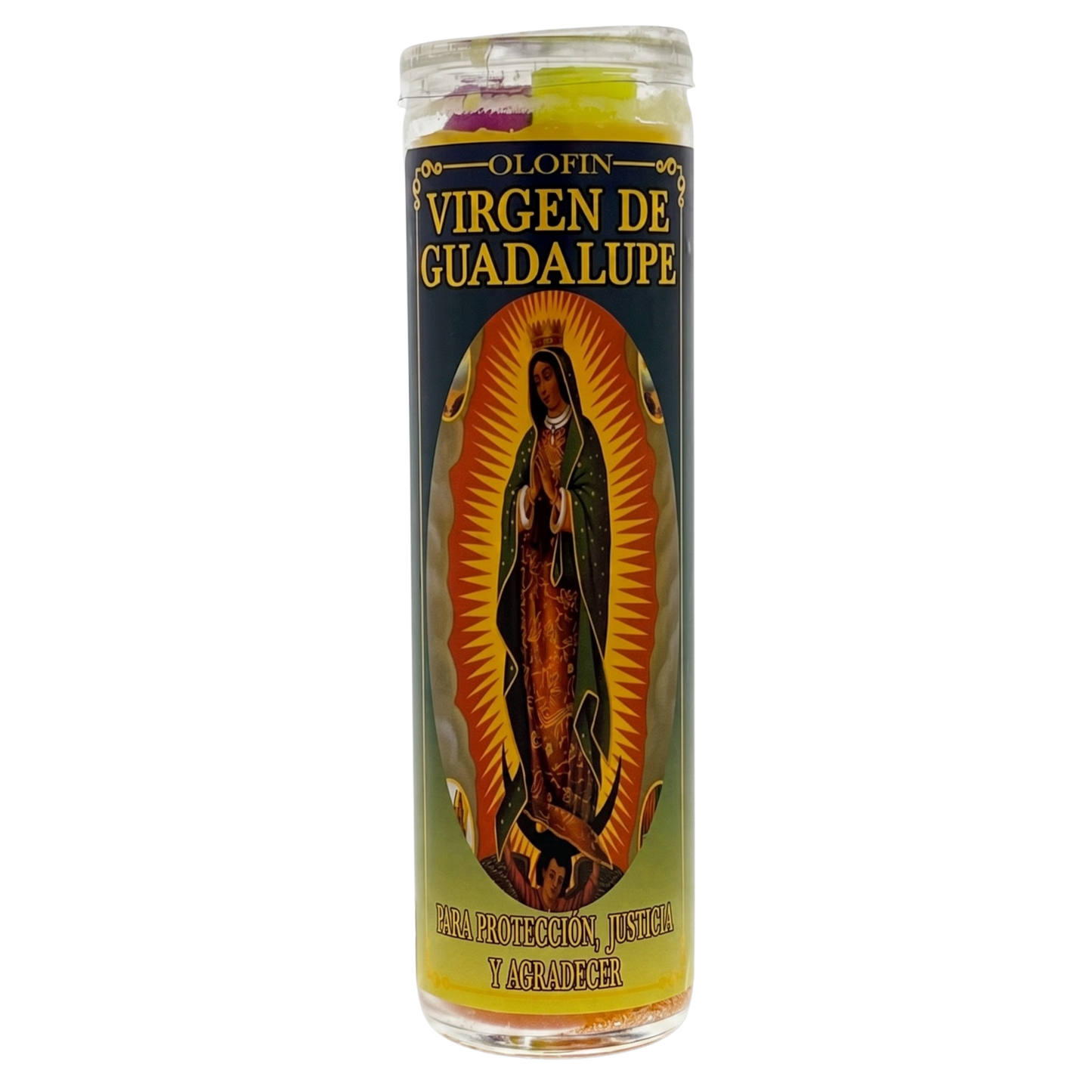 Virgin De Guadalupe (Virgin Of Guadalupe) Prepared Ritual Candle Perfumed Vela Preparada