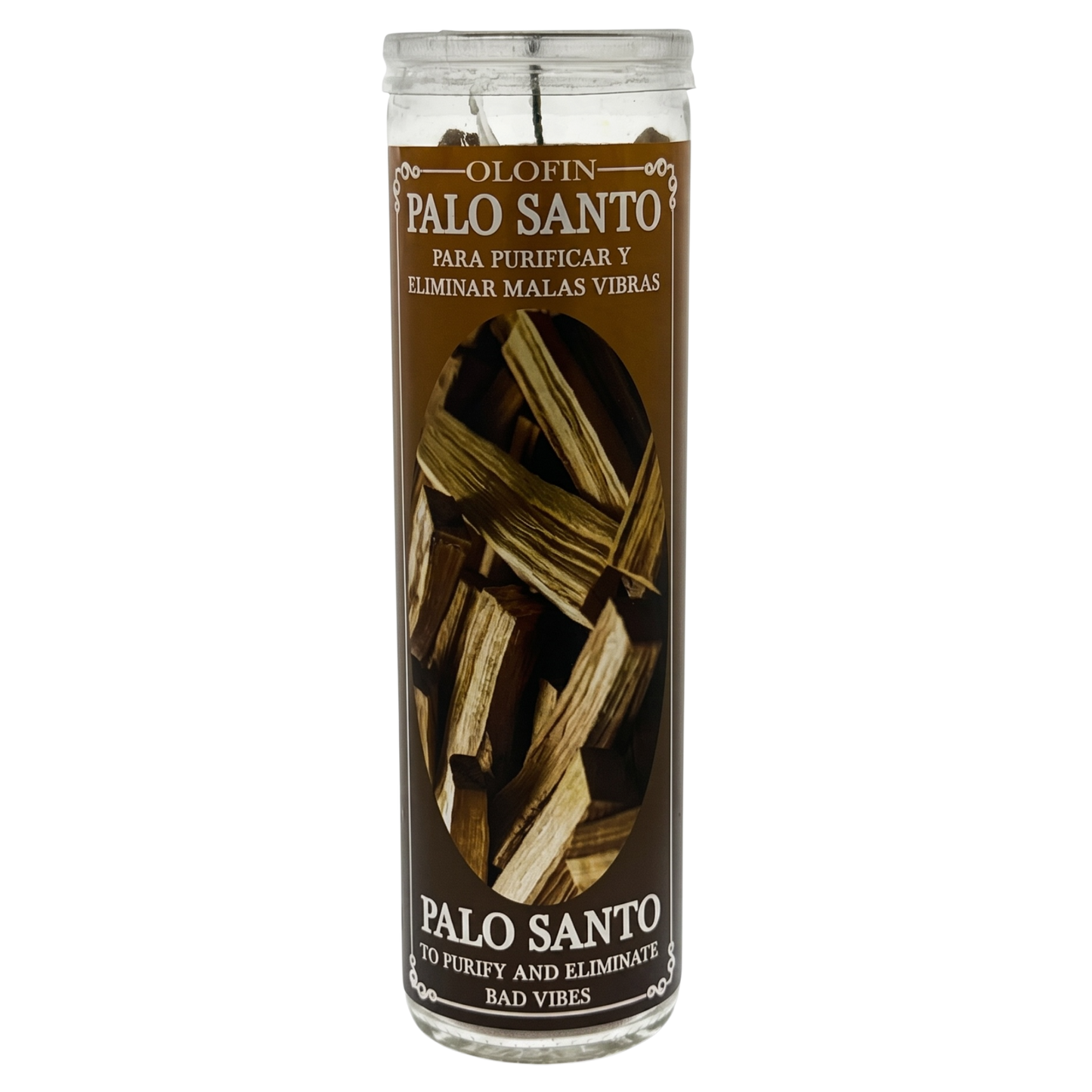 Palo Santo (Palo Santo) Prepared Ritual Candle Perfumed Vela Preparada