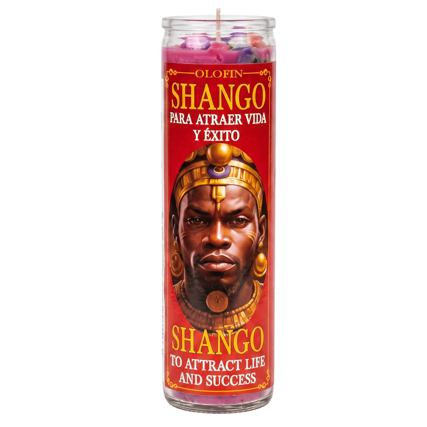 Shango (Orisha Shango) Prepared Ritual Candle Perfumed Vela Preparada