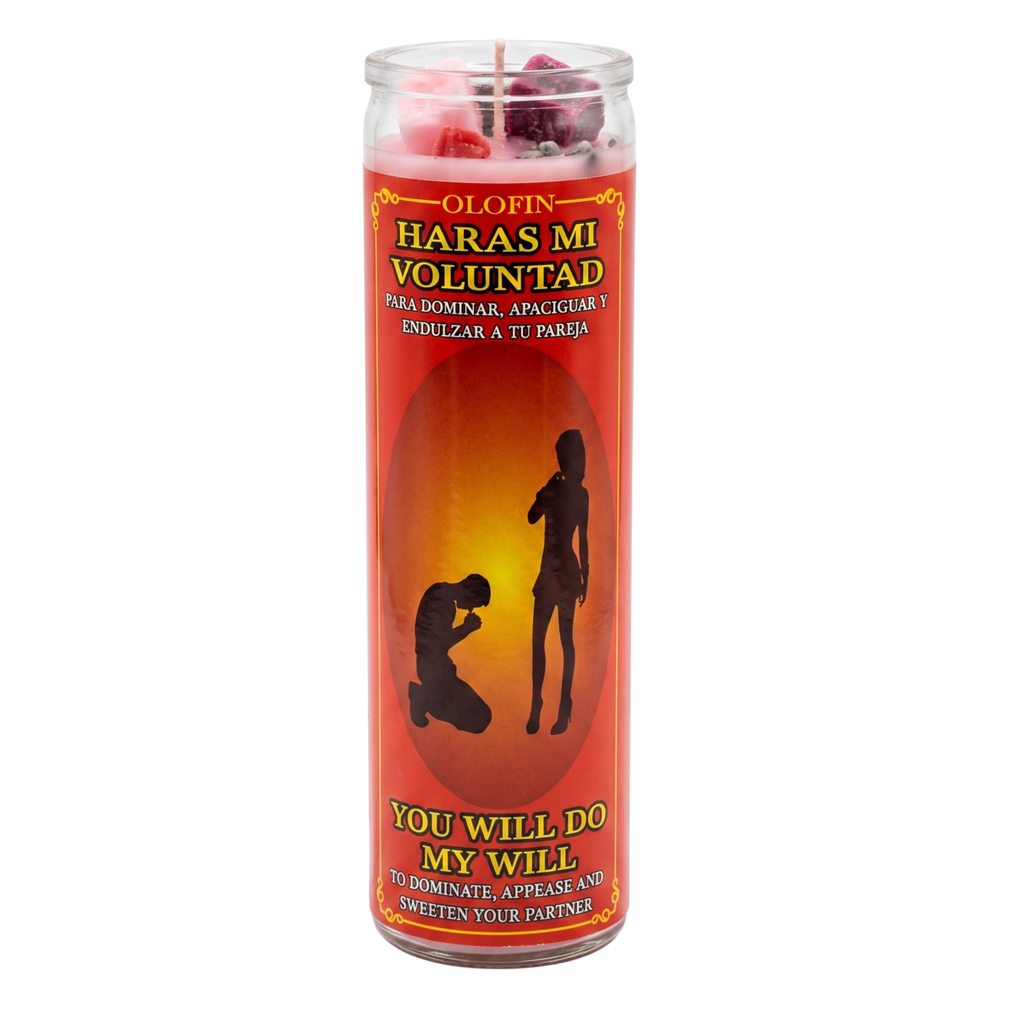 Harás Mi Voluntad (You Will Do My Will) Prepared Ritual Candle Perfumed Vela Preparada