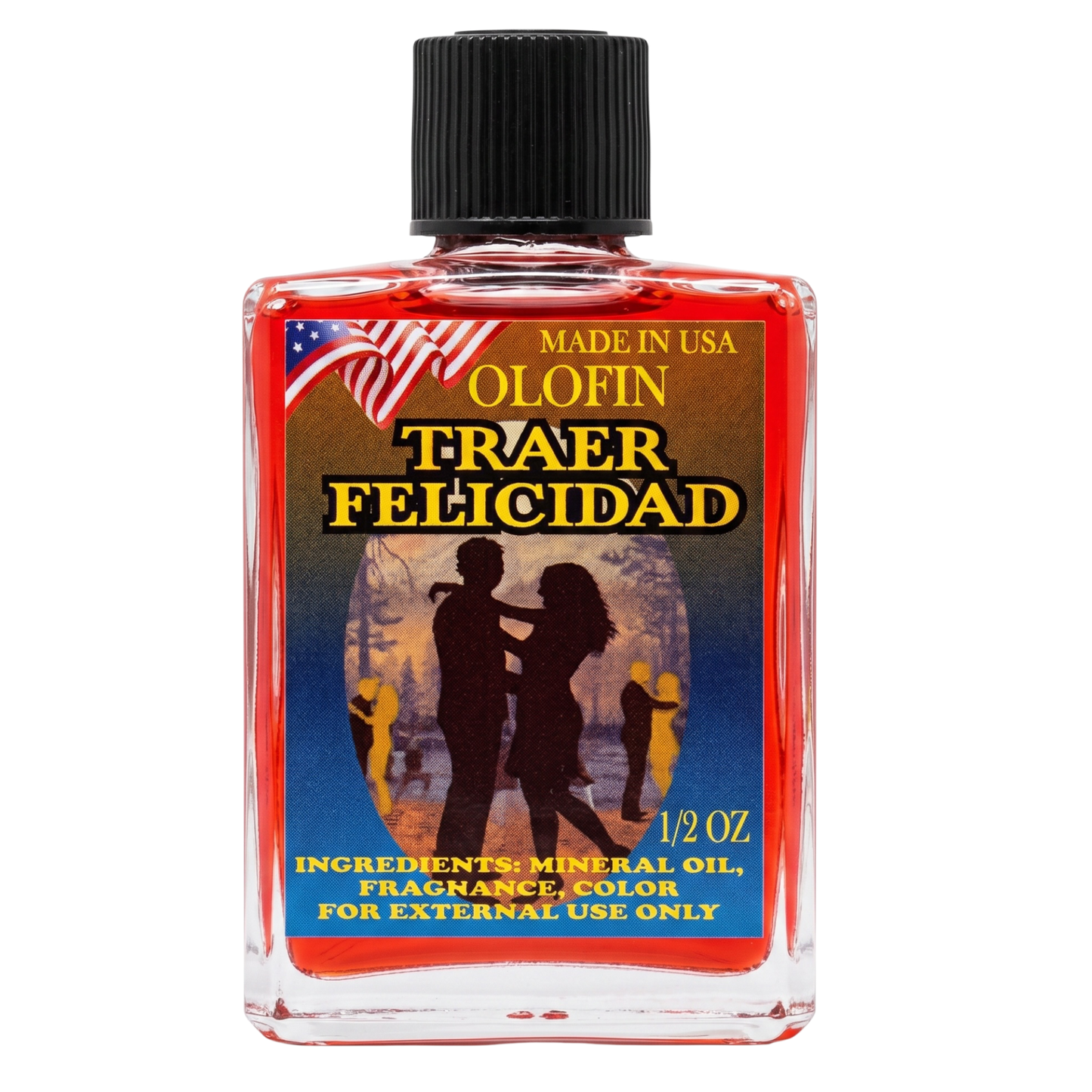 Traer Felicidad Aceite Esoteric Fragrance Oil 1/2oz-1oz Square Bottle