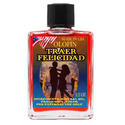 Traer Felicidad Aceite Esoteric Fragrance Oil 1/2oz-1oz Square Bottle