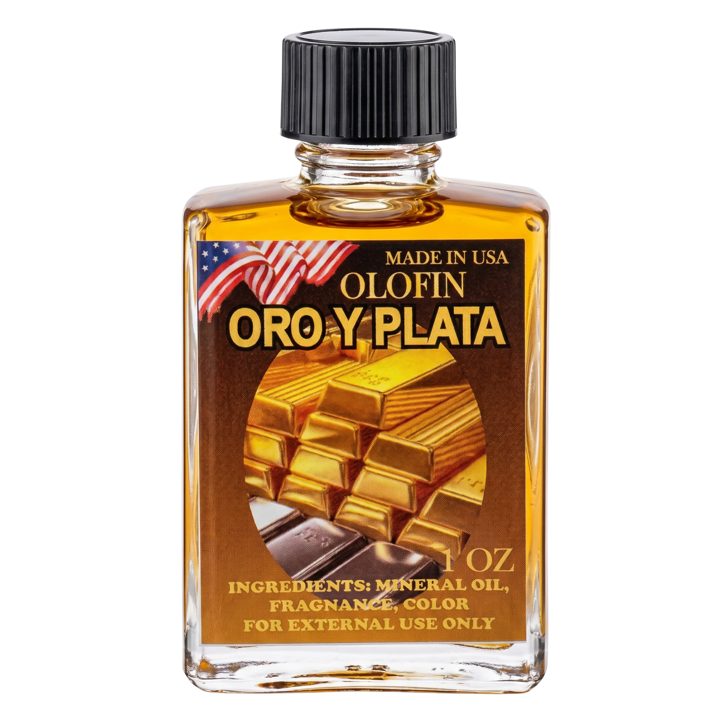 Oro Y Plata Aceite Esoteric Fragrance Oil 1/2oz-1oz Square Bottle
