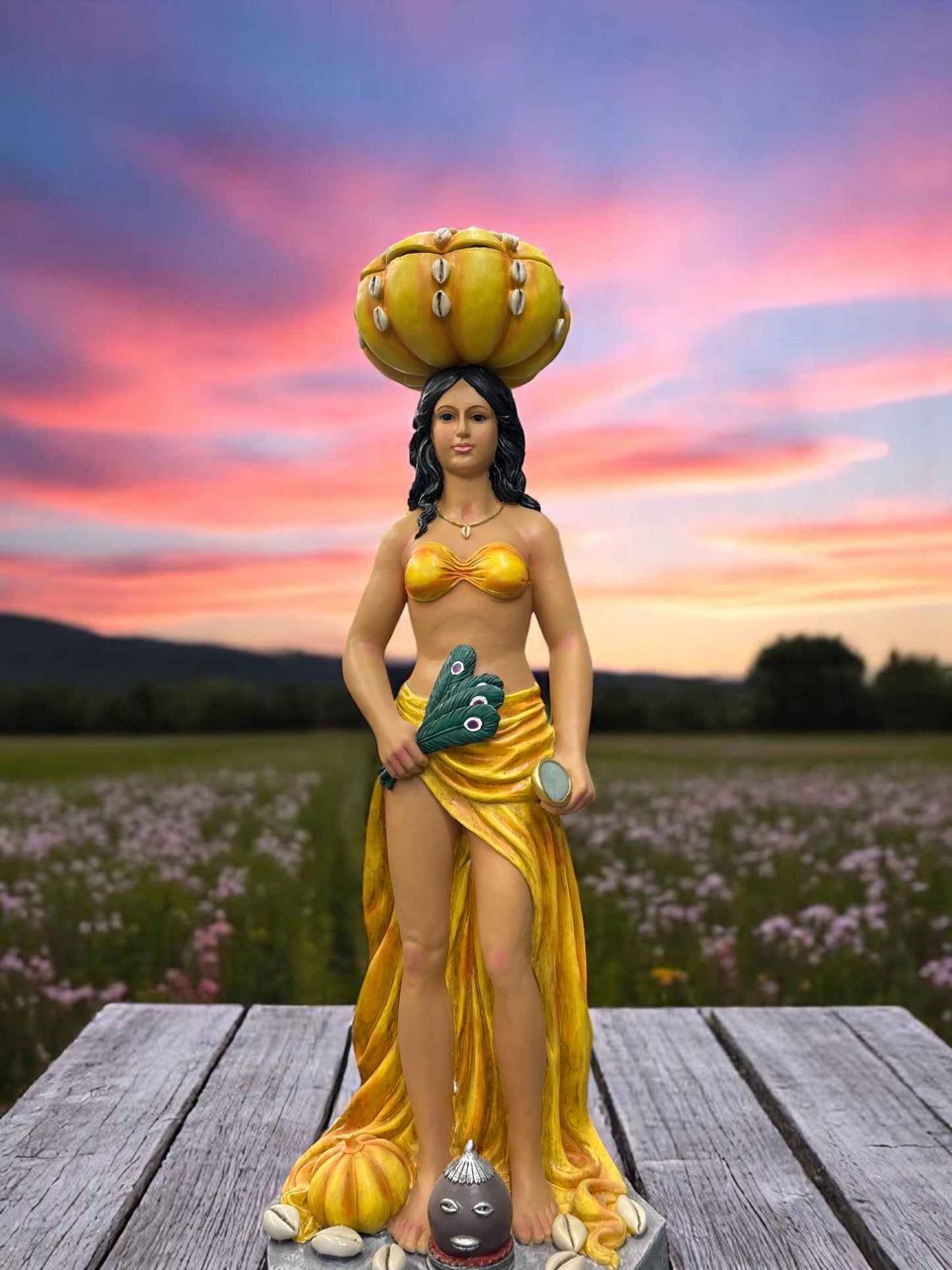 Statue of Orisha Oshun/ Estatua de Orisha Oshun 36inch