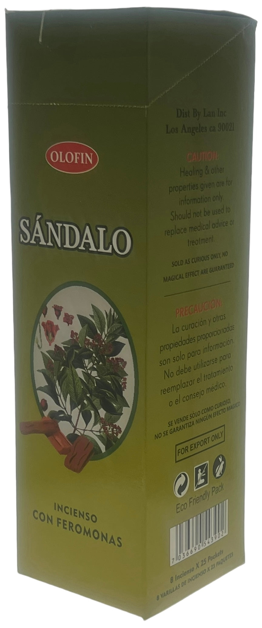 Sandalo Square Incense 25/8ct