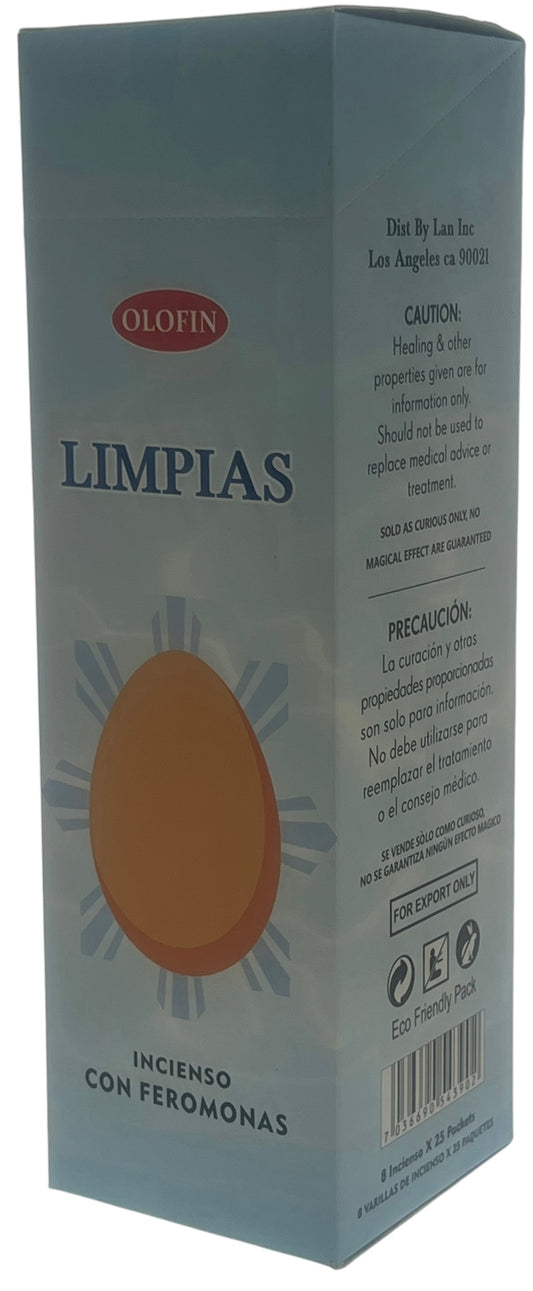 Limpias Square Incense 25/8ct