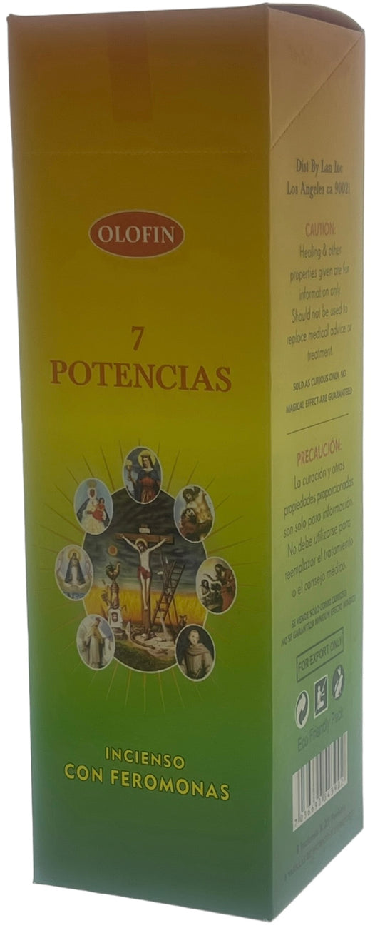 7 Potencias Square Incense 25/8ct