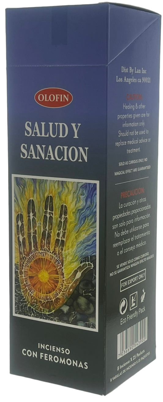 Salud Y Sanacion Square Incense 25/8ct