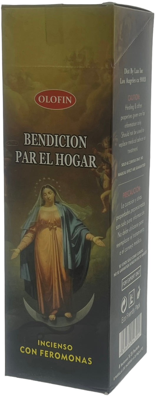 Bendicion Para El Hogar Square Incense 25/8ct