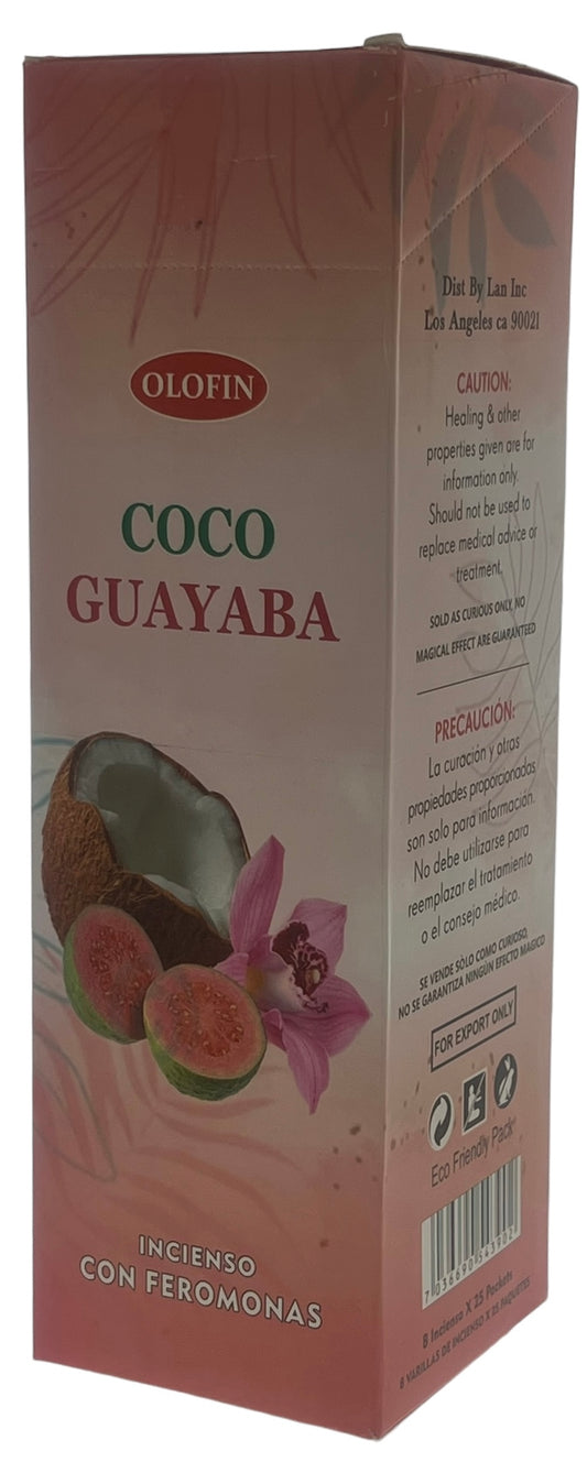 Coco Guayaba Square Incense 25/8ct