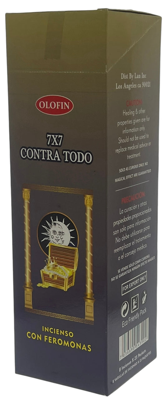7X7 Contra Todo Square Incense 25/8ct