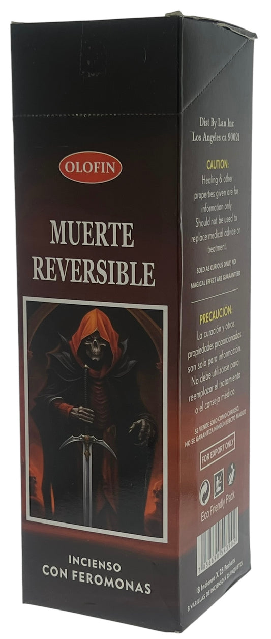 Santa Muerte Reversible Square Incense 25/8ct