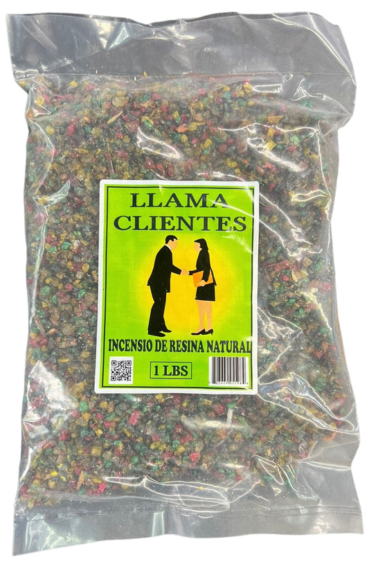 Llama Clientes Incensio De Resina 1lbs