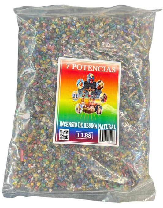 7 Potencias Incensio De Resina 1lbs