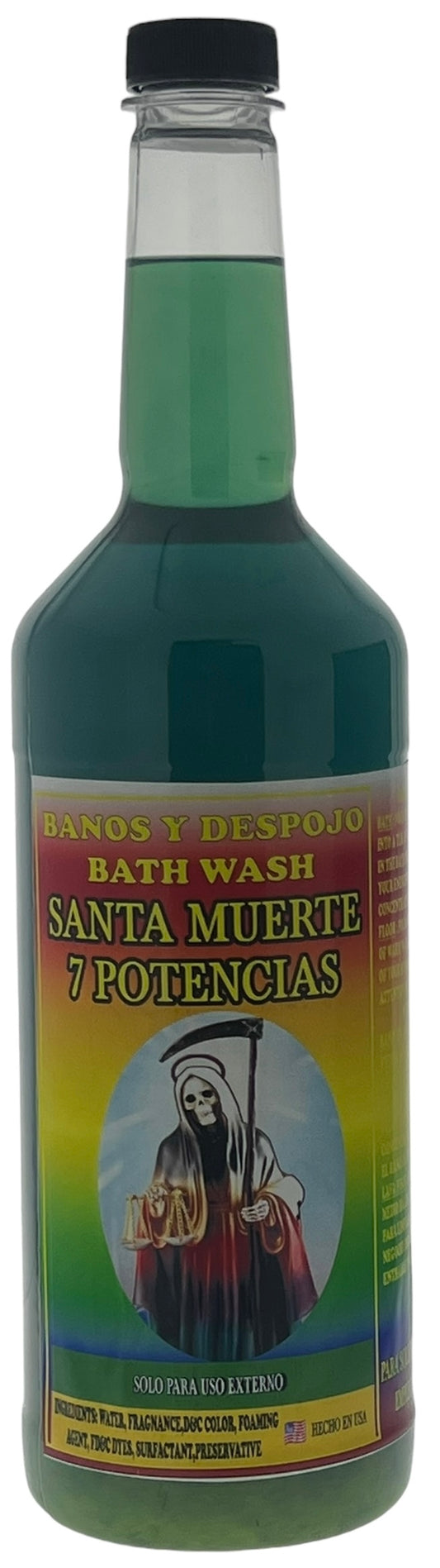 Santa Muerte 7 Potencias Banos Y Despojo Bottles