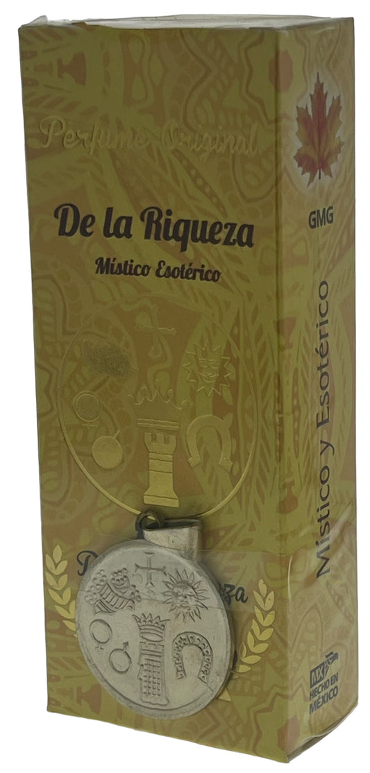 De La Riqueza Perfume Con Medall Pack of 2
