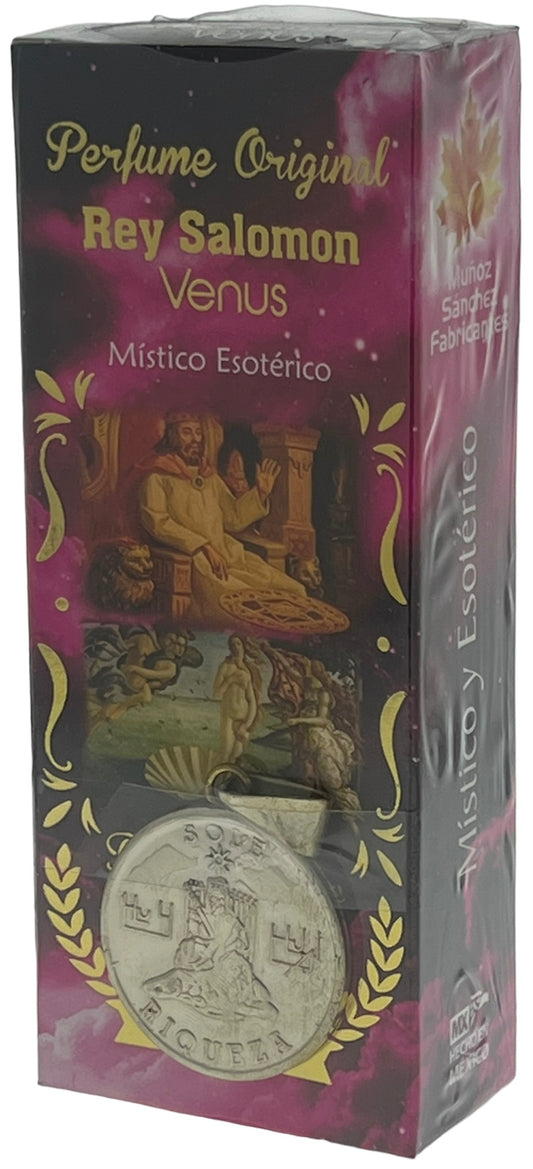 Rey Salmon Venus Perfume Con Medall Pack of 2