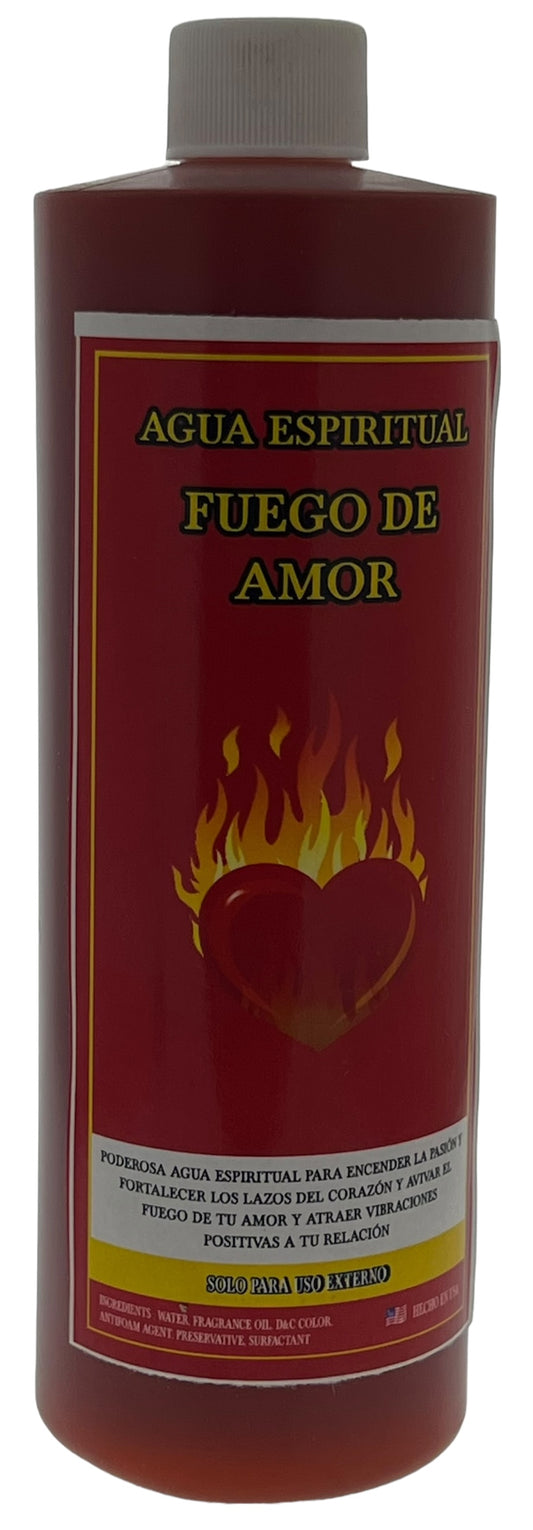 Fuego De Amor Agua 16oz