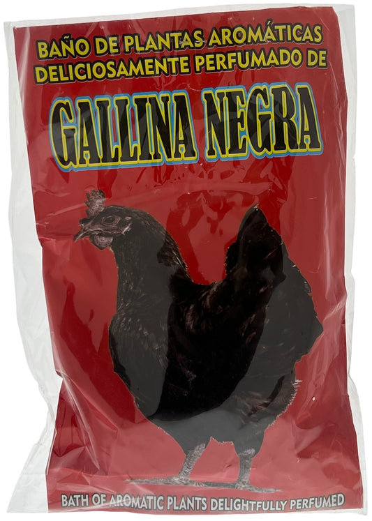 Gallina Negra Banos De Hierba En Sobre