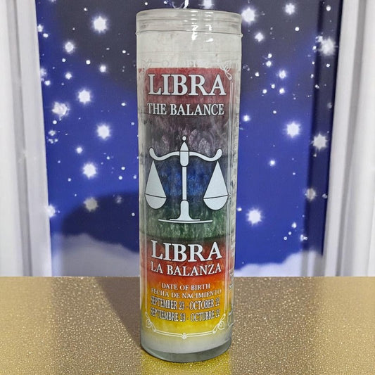 Libra The Balance Palm Wax Candle / Vela de Cera De Palma Libra The Balance Pack of 2