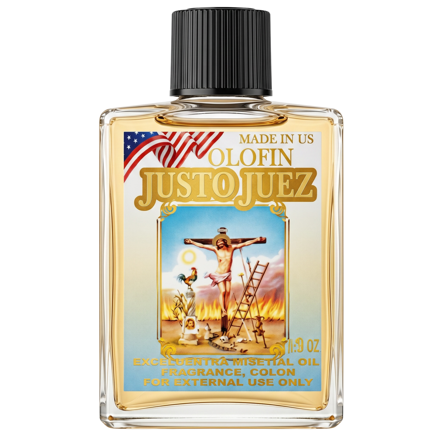 Justo Juez Aceite Esoteric Fragrance Oil 1/2oz-1oz Square Bottle