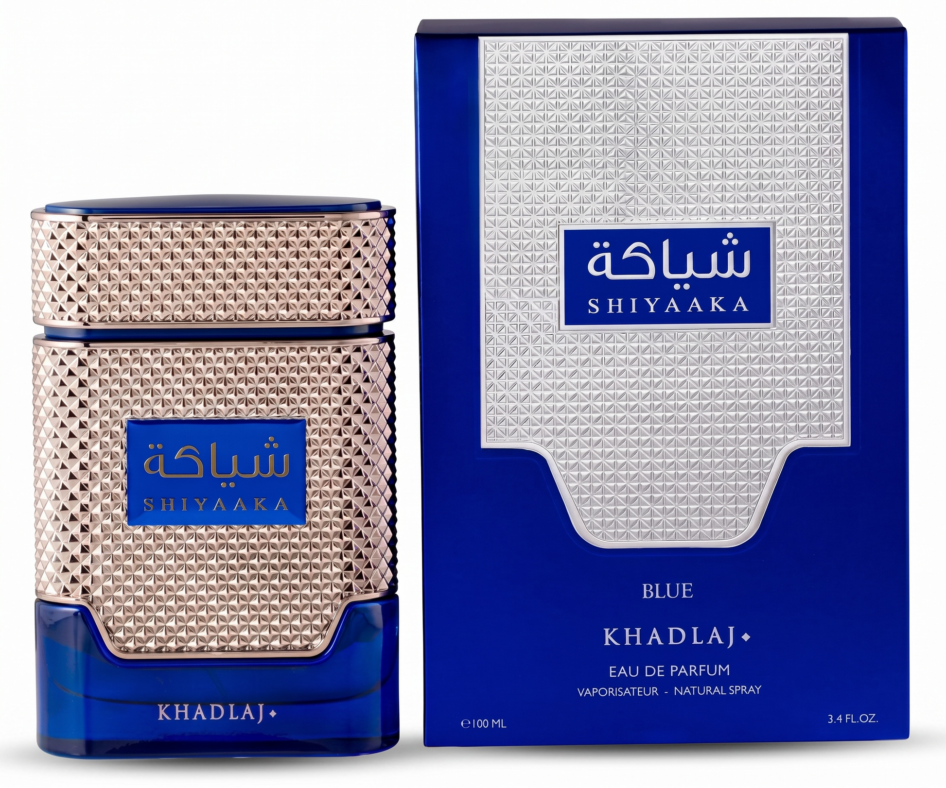 Shiyaaka perfume bottle and packaging on a white background