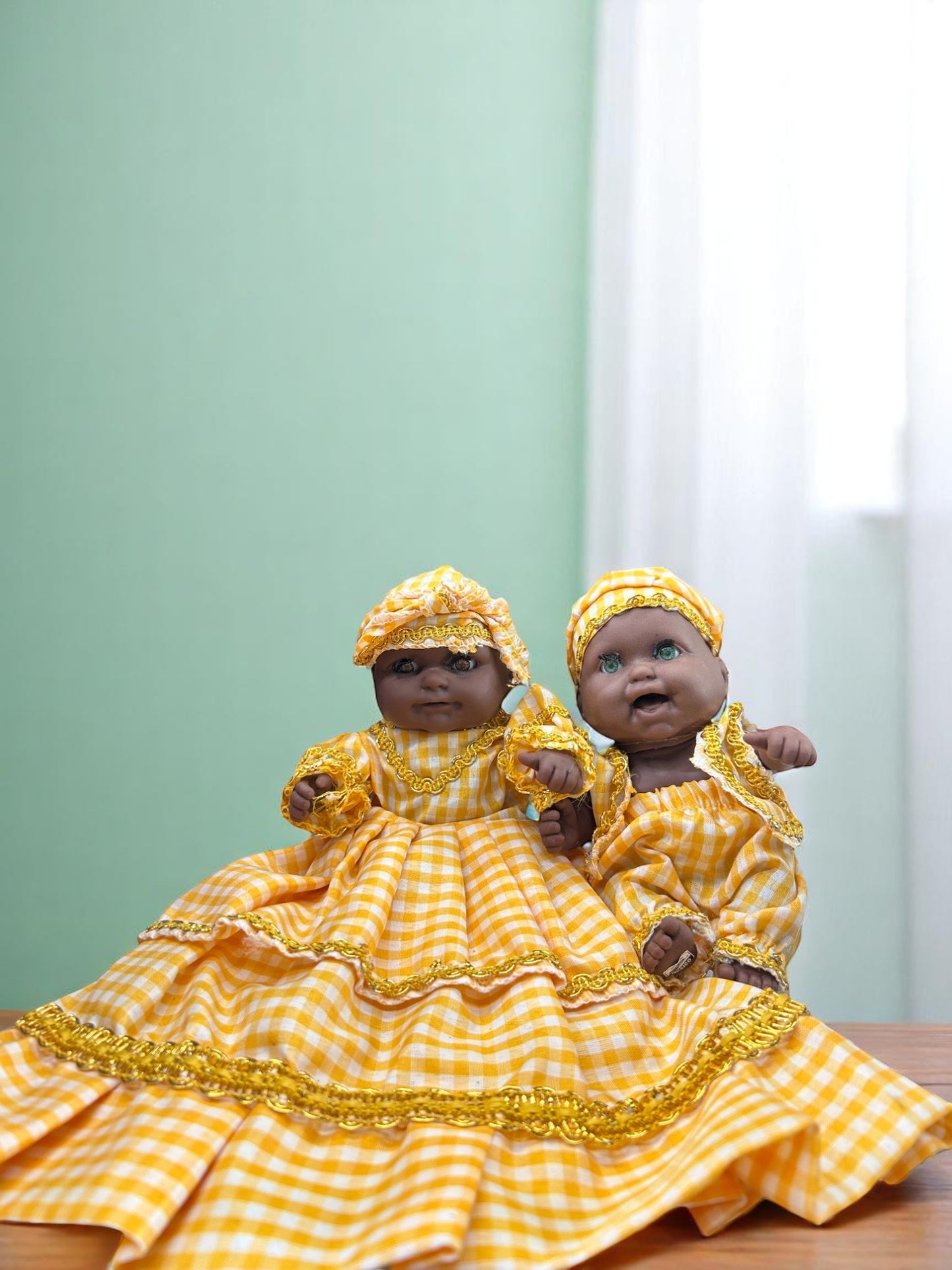 Ibeyis Jimaguas de Oshun Niña y Niño / Ibeyis Jimaguas of Oshun Girl & Boy