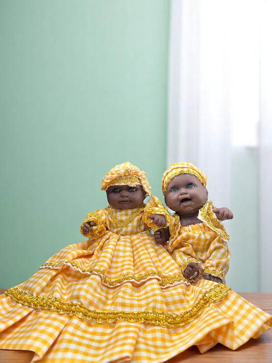 Ibeyis Jimaguas de Oshun Niña y Niño / Ibeyis Jimaguas of Oshun Girl & Boy