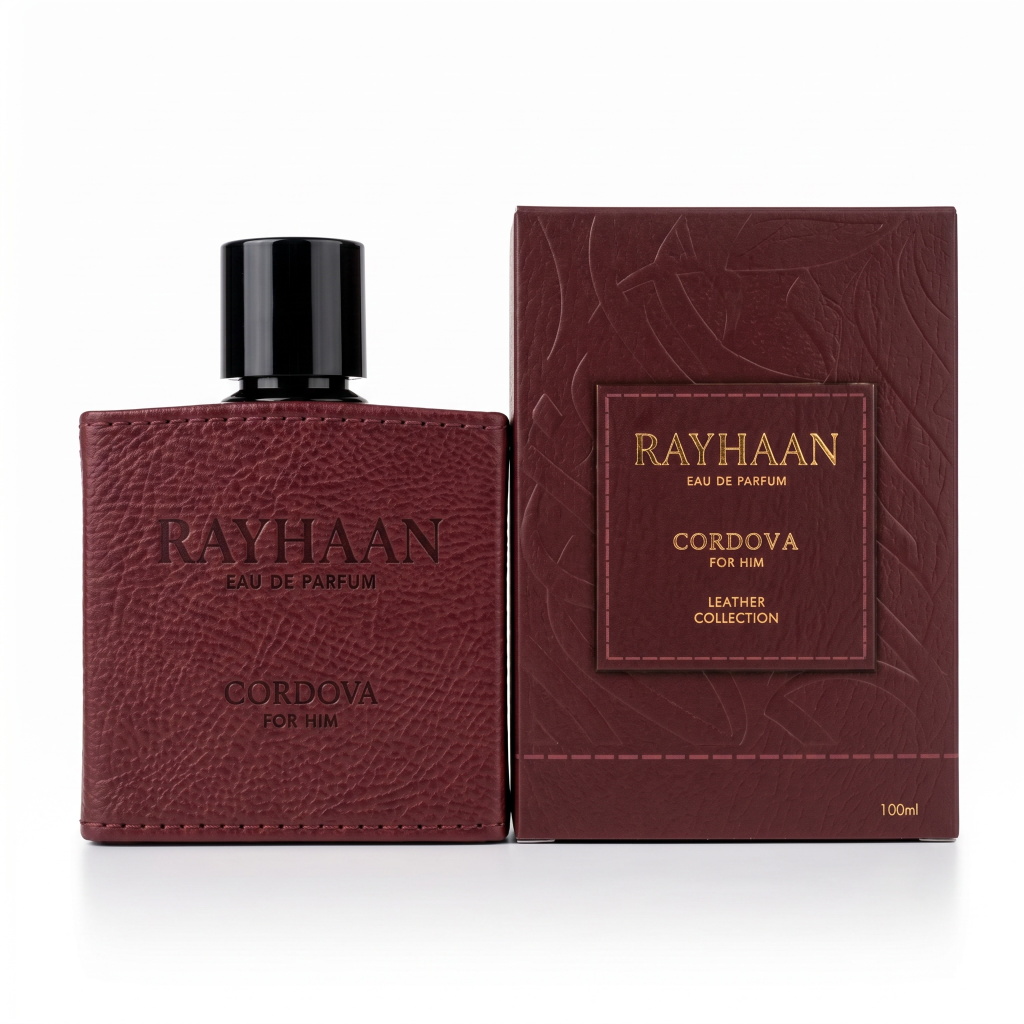 Rayhaan Eau de Parfum bottle and packaging 