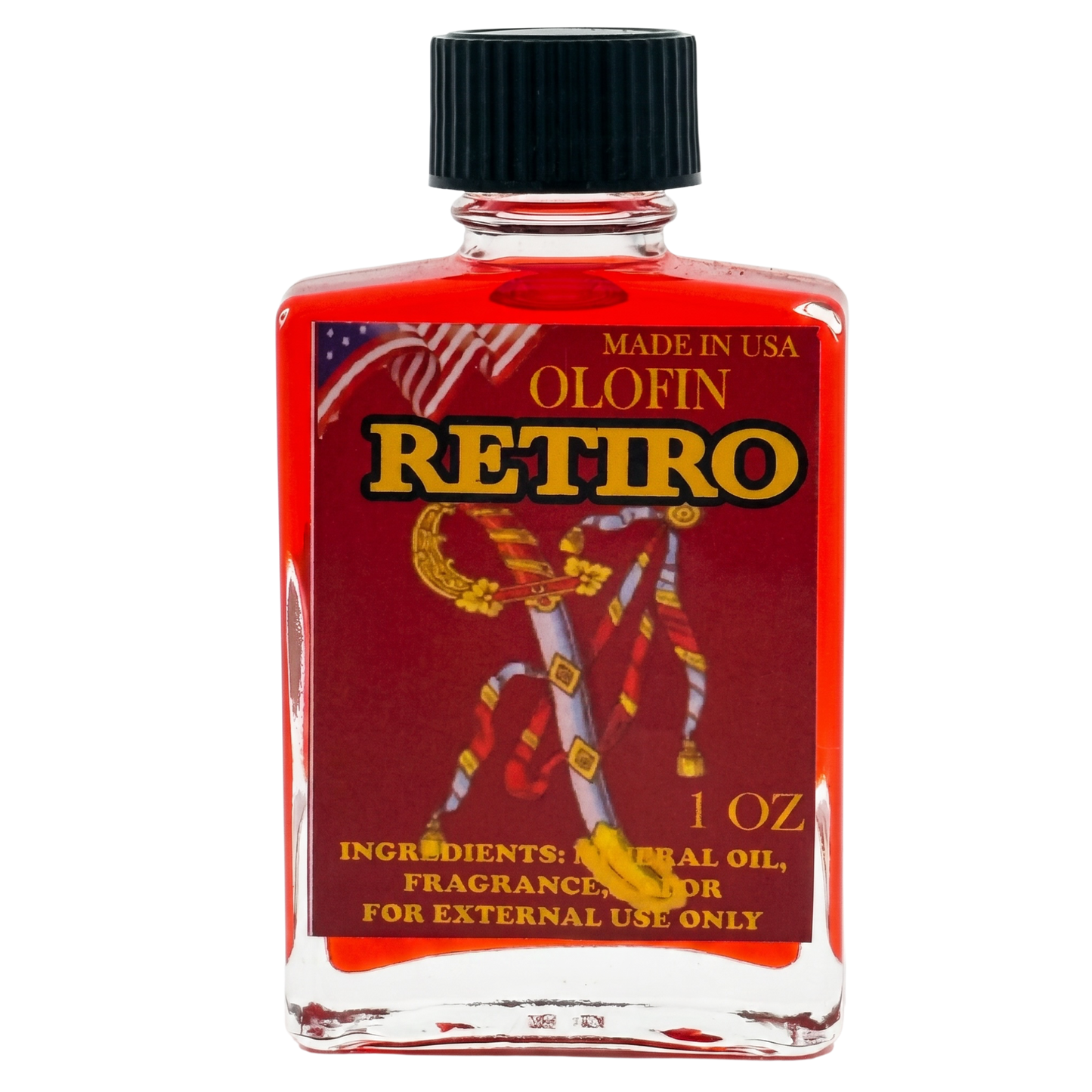 Retiro Aceite Esoteric Fragrance Oil 1/2oz-1oz Square Bottle