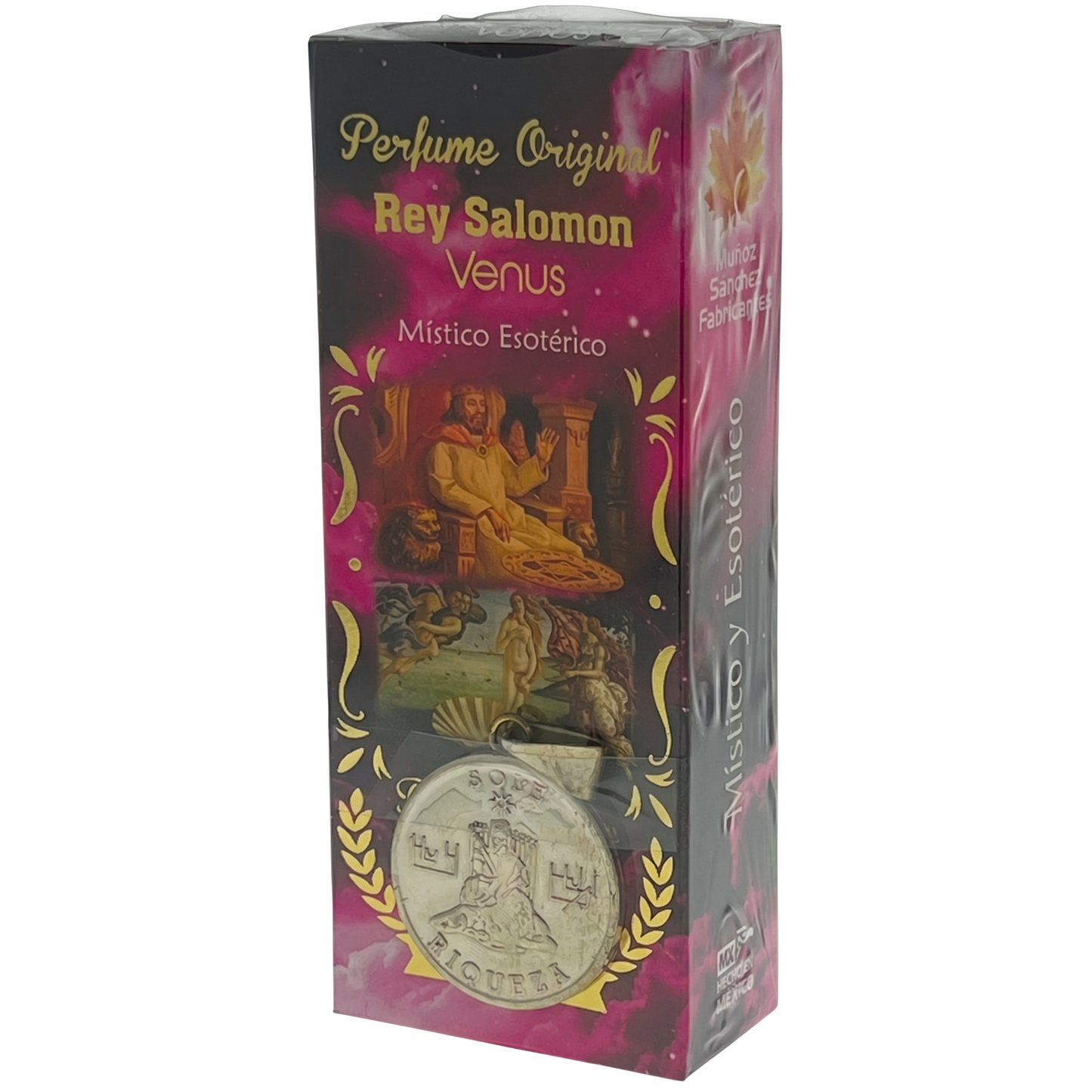 Box of Rey Salomon Venus perfume with decorative design and text.